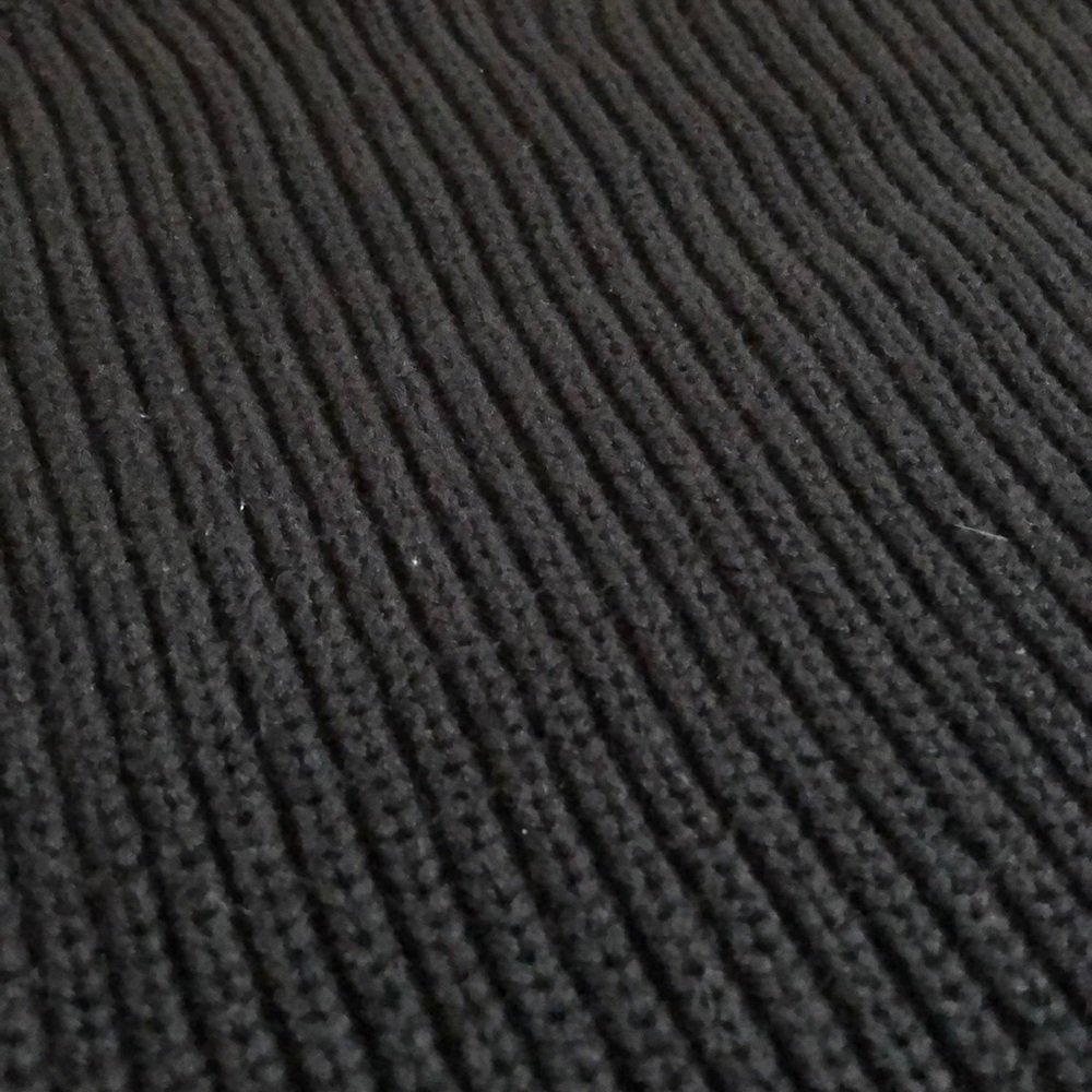 Black Rib Knit Sweater - Picture 6 of 9